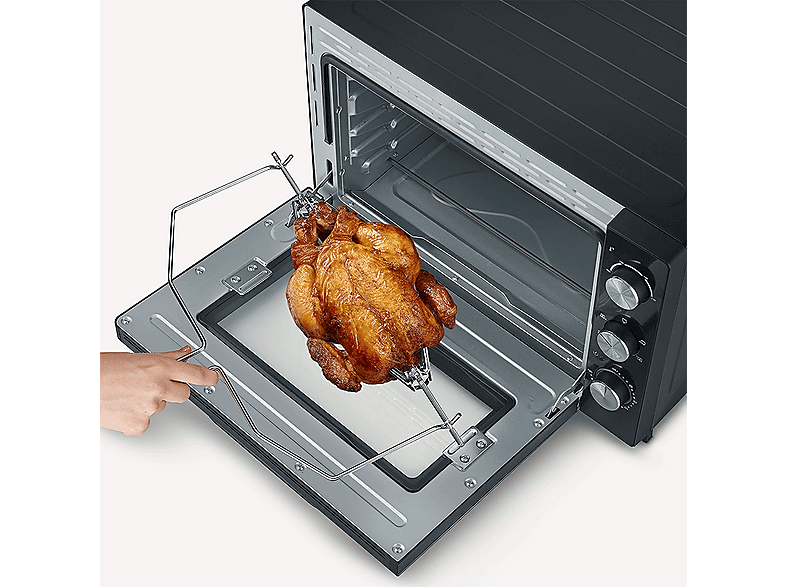 SEVERIN TO 2073 — Horno de sobremesa, 2200 W, 60 l, negro, vista 6