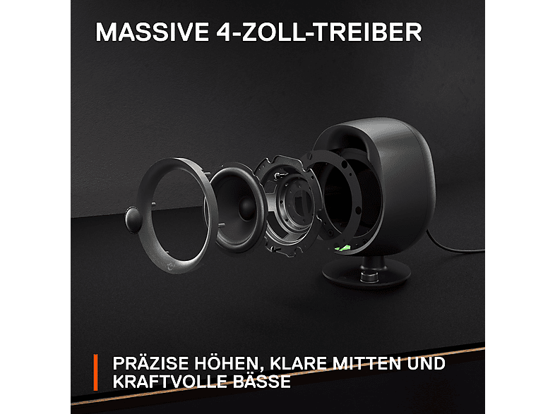 STEELSERIES 1591 — Altavoz inalámbrico, Bluetooth, Negro, vista 8
