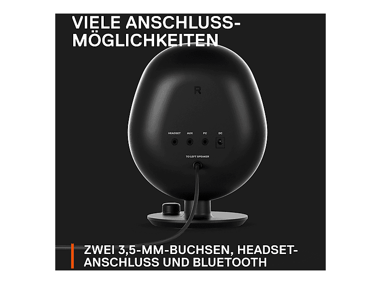 STEELSERIES 1591 — Altavoz inalámbrico, Bluetooth, Negro, vista 9