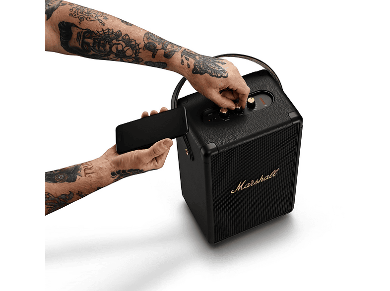 MARSHALL TUFTON BLACK & BRASS EU — Altavoz inalámbrico, 80 W, Bluetooth, Negro, 20 horas, vista 7