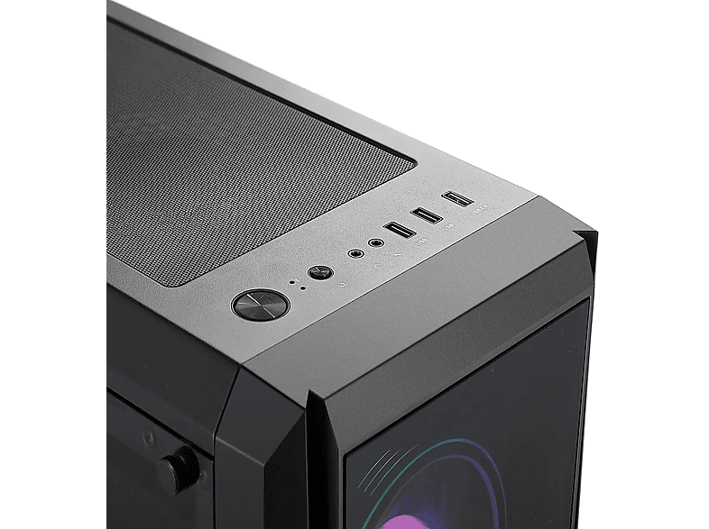 PC RACING Equinox — PC Gaming, 64 GB RAM, 2 TB SSD, Negro, AMD Ryzen™ 5 7600X, vista 3