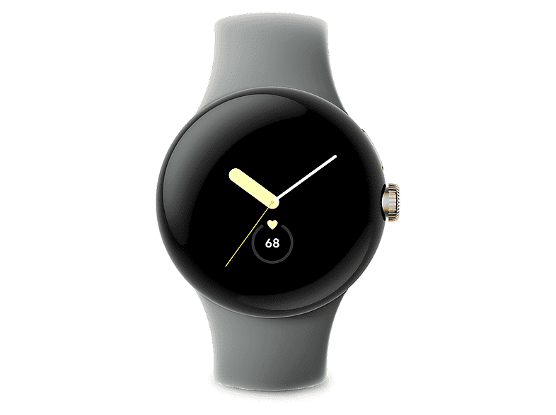 GOOGLE Pixel Watch — Smartwatch, Gold, S/L, Acero inoxidable, vista 6