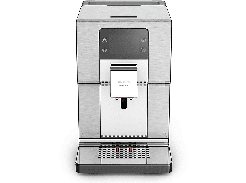 KRUPS EA877D INTUITION EXPERIENCE + — Cafetera superautomática, 1550 W, Metal, 15 bar, 2 tazas, vista 3