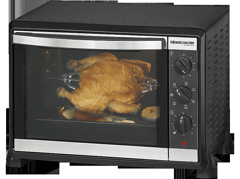 ROMMELSBACHER BG 1550 — Mini horno, Negro, 30 l