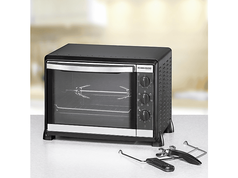 ROMMELSBACHER BG 1550 — Mini horno, Negro, 30 l, vista 3