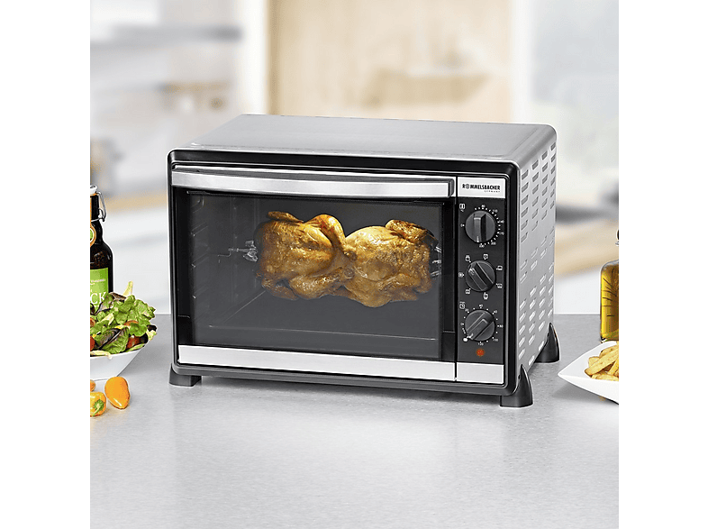 ROMMELSBACHER BG 1805/E — Mini horno, 1800W, Inox, 42 l, vista 3