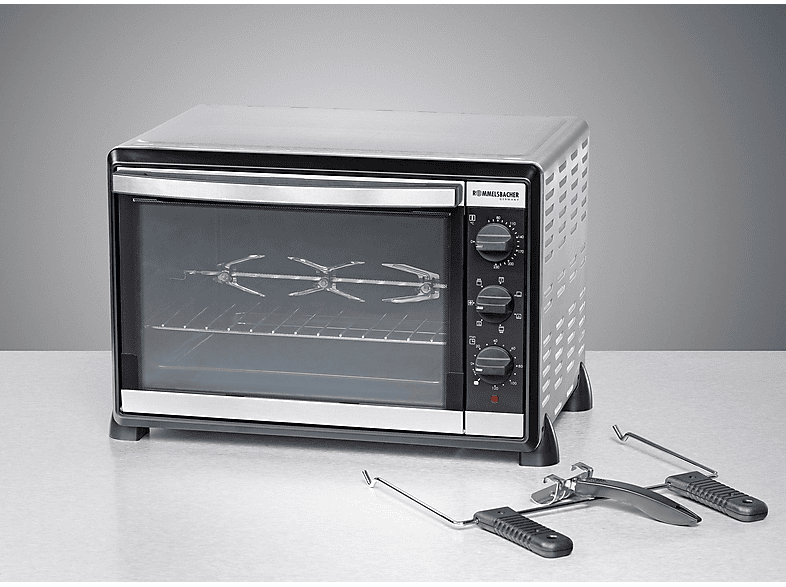 ROMMELSBACHER BG 1805/E — Mini horno, 1800W, Inox, 42 l, vista 5