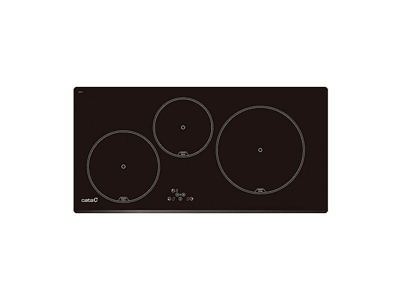 CATA IB 853 BK — Placa de inducción, 80 cm, Negro, 3 zonas