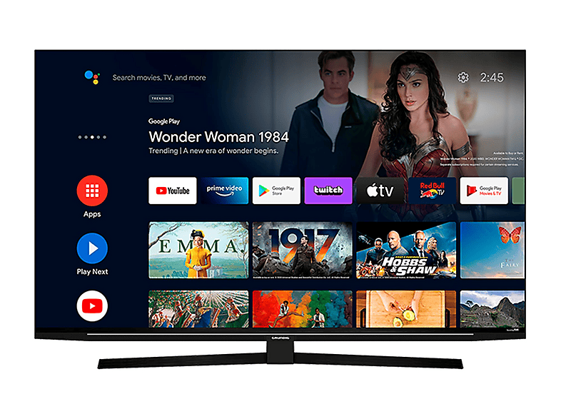 GRUNDIG 55GGU8960 — TV LED 55", Negro, UHD 4K, Smart TV, vista 2