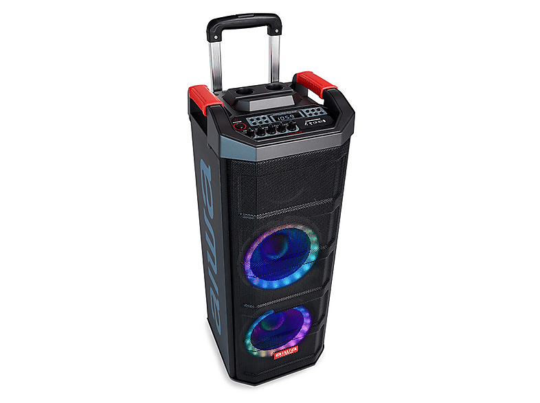 AIWA KBTUS-608 Black / Altavoz de fiesta & karaoke AIWA — Altavoz de gran potencia, Negro