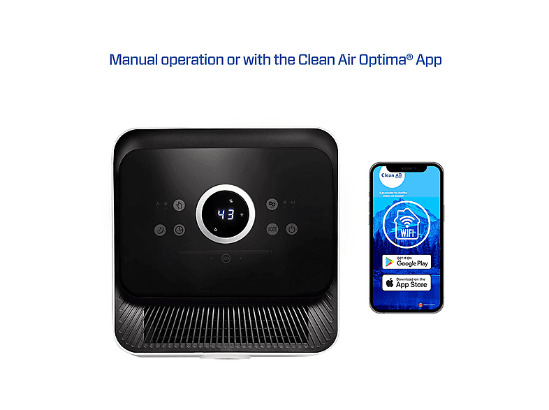 CLEAN AIR OPTIMA CA-704 Smart — Deshumidificador, 40 m², Blanco, 3 l, vista 5