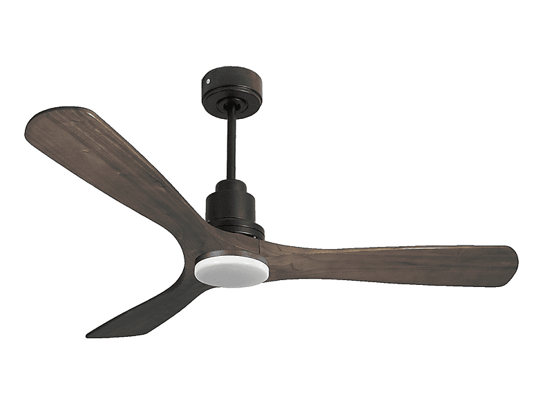PURLINE MoyoD132C04LED67265 — Ventilador de techo, 18 W, 6 velocidades, Negro