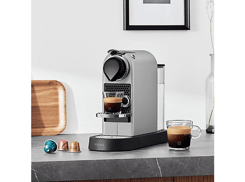 KRUPS XN741B CITIZ SILVER EU OR — Cafetera de cápsulas, 1260 W, Plata, 19 bar, vista 8