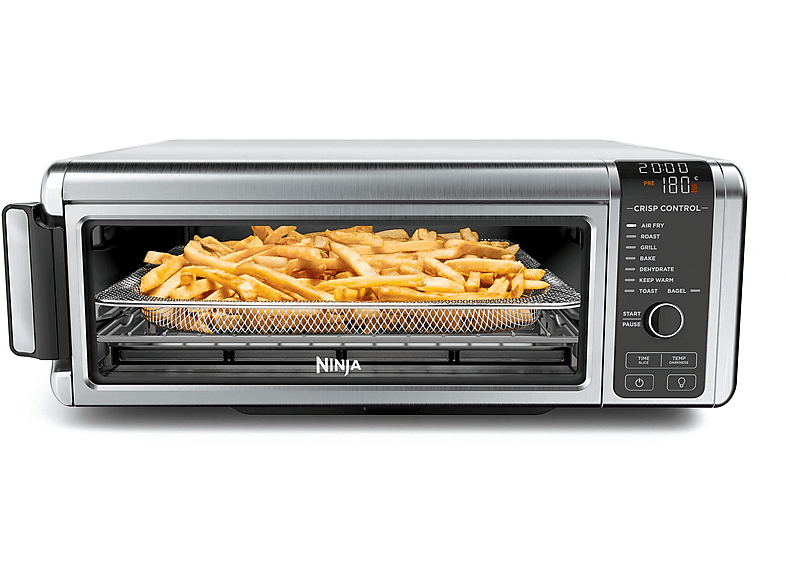 NINJA SP101EU — Mini horno, 2400.0 W, Negro, 10 l, Acero inoxidable