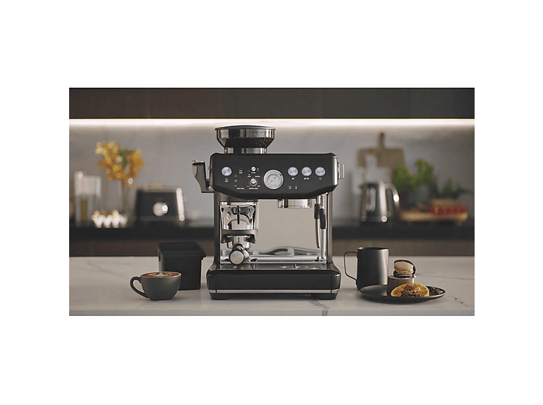 SAGE the Barista Pro — Cafetera express, 1650 W, Negro, 15 bar, 480 ml, vista 3