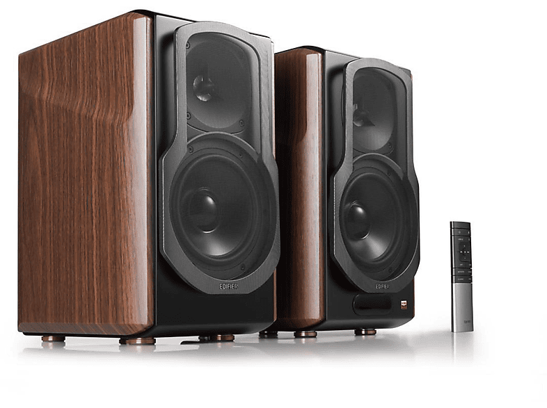EDIFIER S2000MKIII — Altavoces para PC, 130 W, Bluetooth, 2 canales, Dark Brown, vista 2