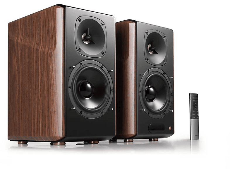 EDIFIER S2000MKIII — Altavoces para PC, 130 W, Bluetooth, 2 canales, Dark Brown, vista 3