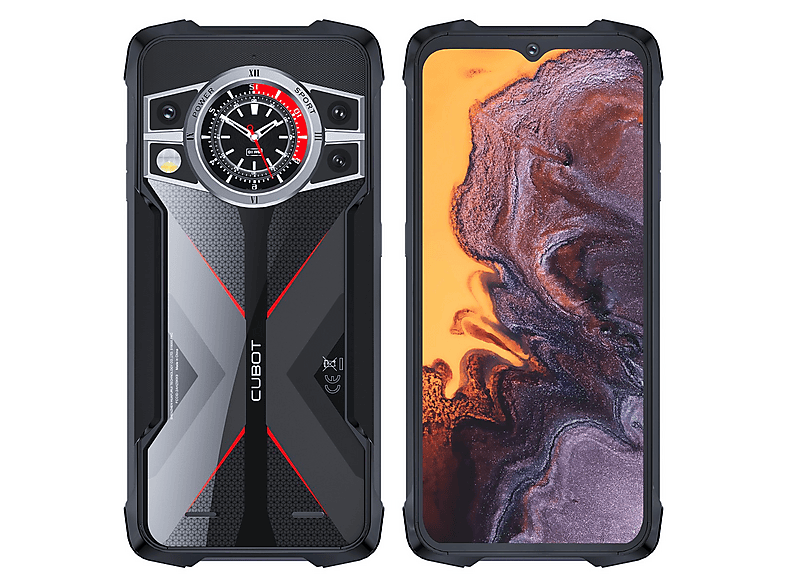 CUBOT — CUBOT KingKong 9, Black, Móvil, 256 GB, 12 GB RAM, 6,58" IPS, MediaTek Helio G99 (MT6789), 10600 mAh, Octa core Processor - 64 Bits, vista 2