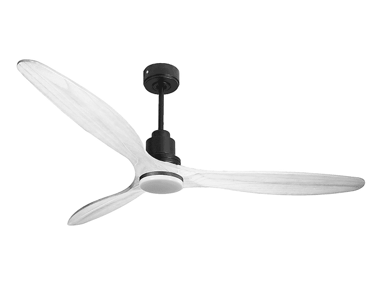 PURLINE SalD166C04LED67264 — Ventilador de techo, 18 W, 6 velocidades, Negro