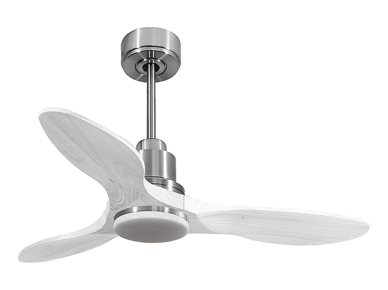 PURLINE LimaD106C04LED67097 — Ventilador de techo, 18 W, 6 velocidades, Plata
