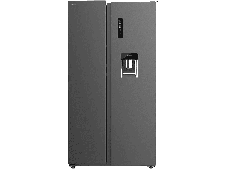 CECOTEC Bolero CoolMarket SBS 559 Dark E — Frigorífico americano, Altura 184,4 cm, Negro