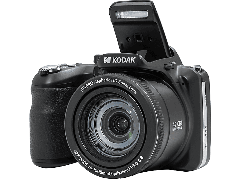 KODAK PIXPRO AZ425 — Cámara bridge, Black, 20,6 megapixel, 2.560 x 1.600 Pixel, vista 3