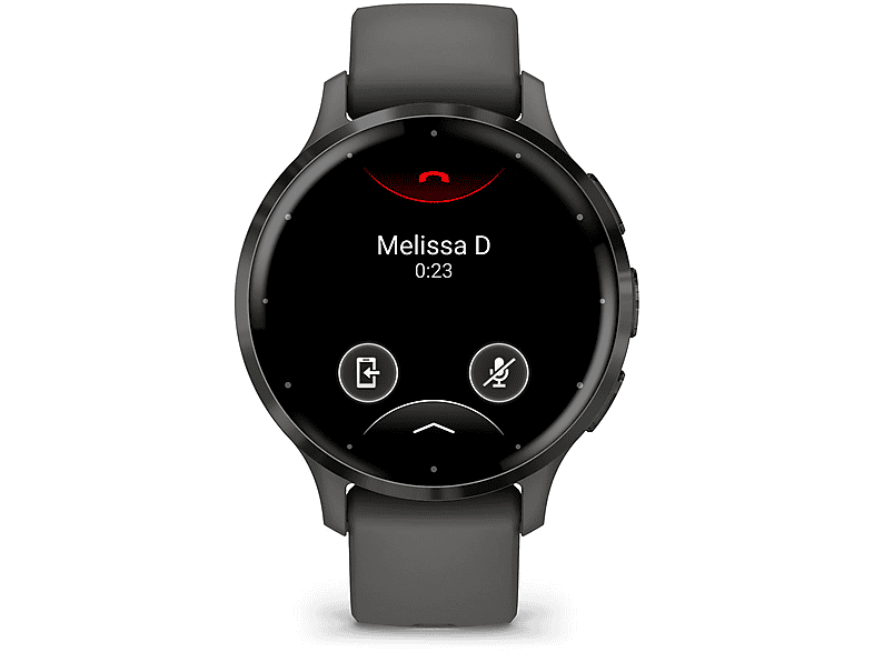 GARMIN VENU 3S — Smartwatch, Negro, PEBBLE GRAY AND SLATE, WW