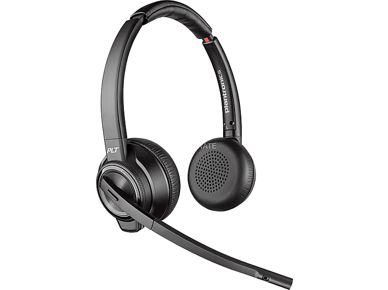 POLY — Auriculares de oficina, Circumaurales, Bluetooth, Negro, 211423-04 POLY