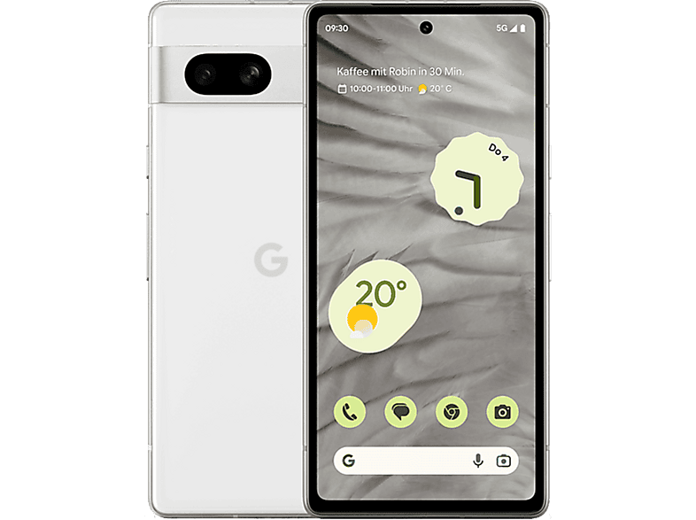 GOOGLE PIXEL 7A 6.1P/5G/8N/8+128GB/W — Smartphone, Blanco, 8 GB RAM, 4,385 mAh, Móvil Android, vista 8
