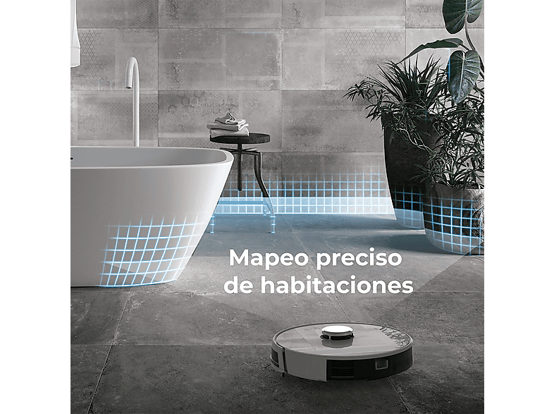 AENO RC2S — Robot aspirador, Blanco, 14,8 V, Potencia de succión 2500 kPa, Depósito 0,6 l, vista 6