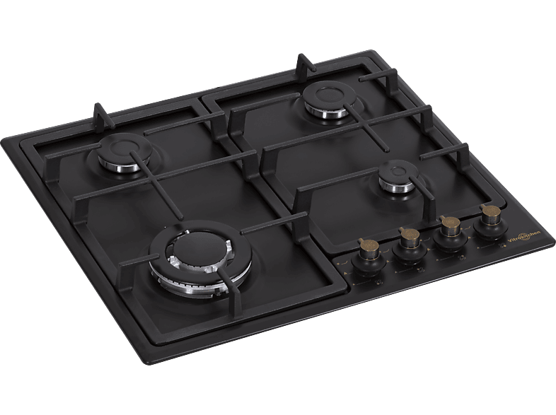 VITROKITCHEN EN63RN — Placa de gas, 580 mm, Antracita, 4 zonas, Propane/butane, vista 2