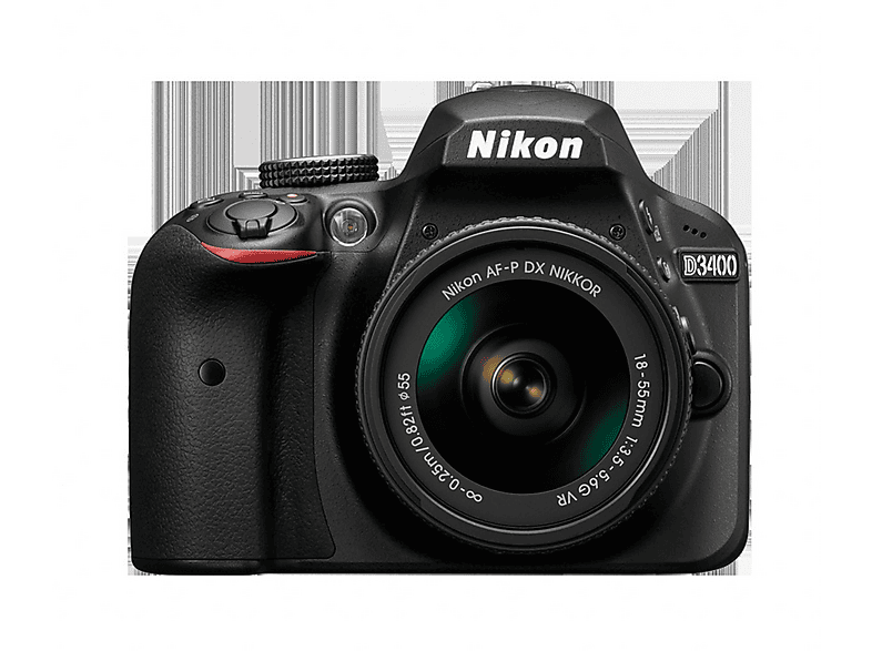 NIKON D3400 — Cámara digital, Negro, 24,2 megapixel, Full HD 1080p