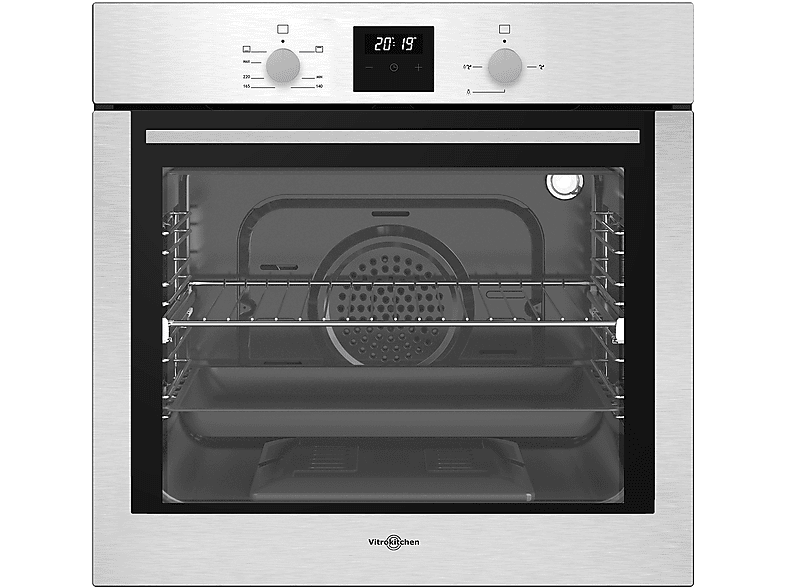 VITROKITCHEN HG602IB — Horno de Gas Butano, 59,5 cm, Inox, Integrado + Libre instalación, 52 l