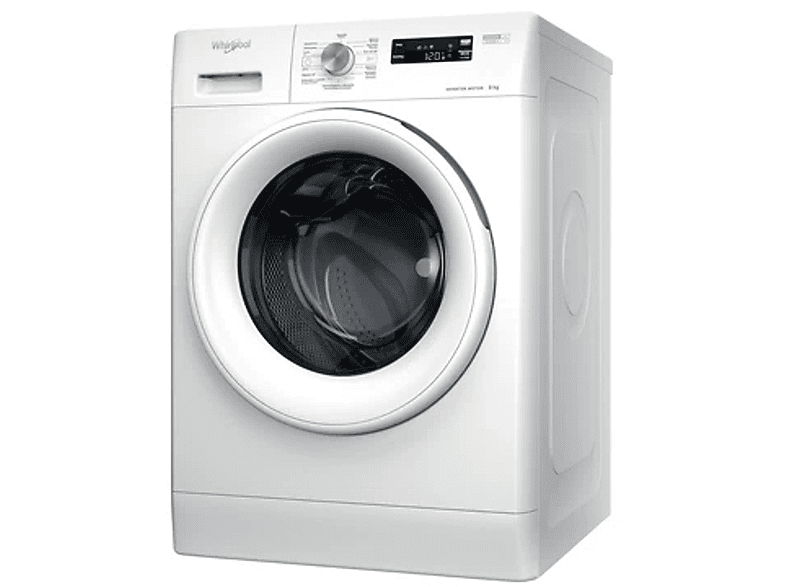 WHIRLPOOL S7606282 — Lavadora carga frontal, 9 kg, 13 programas, Blanco, 1200 rpm