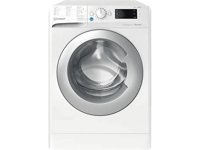 INDESIT BWE101496XWSSPTN — Lavadora carga frontal, 10 kg, 40 programas, Blanco, vista 2