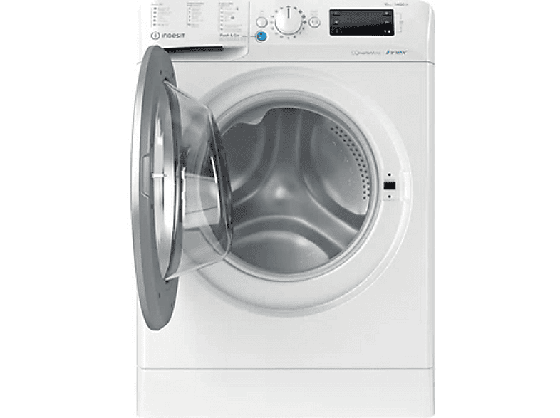 INDESIT BWE101496XWSSPTN — Lavadora carga frontal, 10 kg, 40 programas, Blanco, vista 4