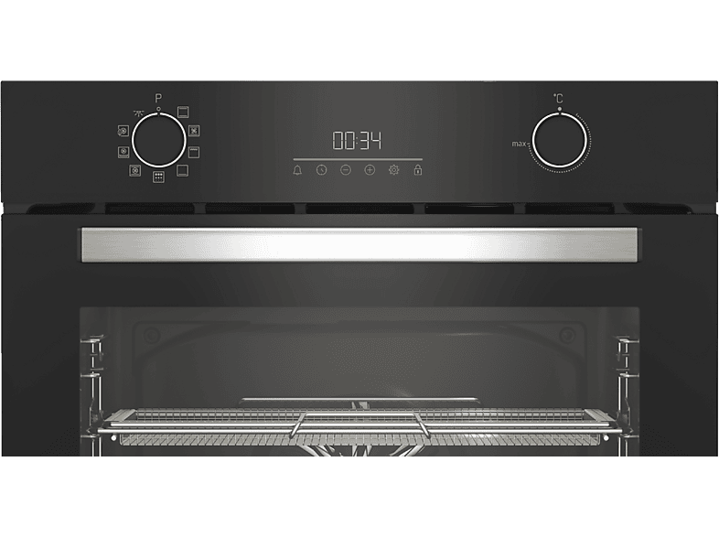 BEKO BBIMA13302BMPE — Horno, Pirolítico, 59,4 cm, Negro, 72 l, vista 2