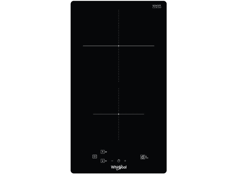 WHIRLPOOL WS Q0530 NE — Placa de inducción, 284 mm, Negro, 2 zonas