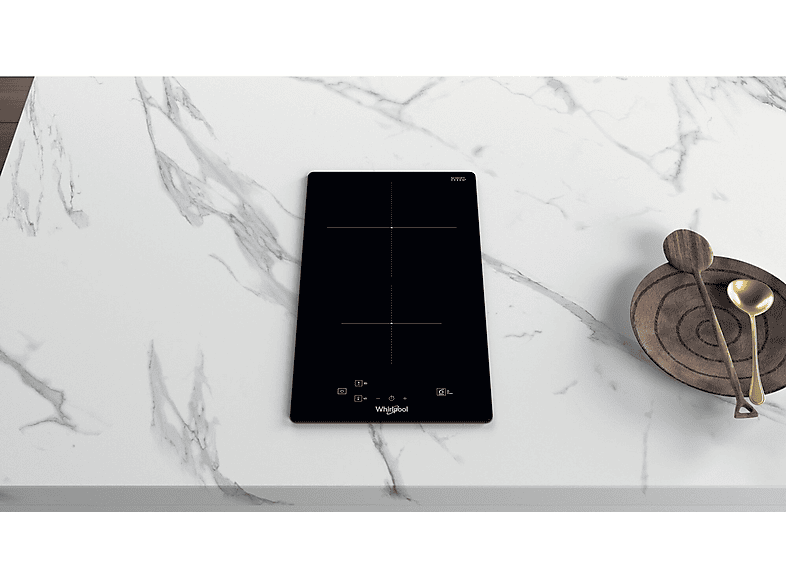 WHIRLPOOL WS Q0530 NE — Placa de inducción, 284 mm, Negro, 2 zonas, vista 3