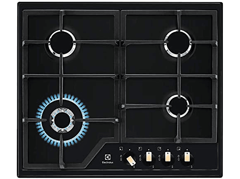 ELECTROLUX EGS6436RK — Placa de gas, 595 mm, Inox, 4 zonas