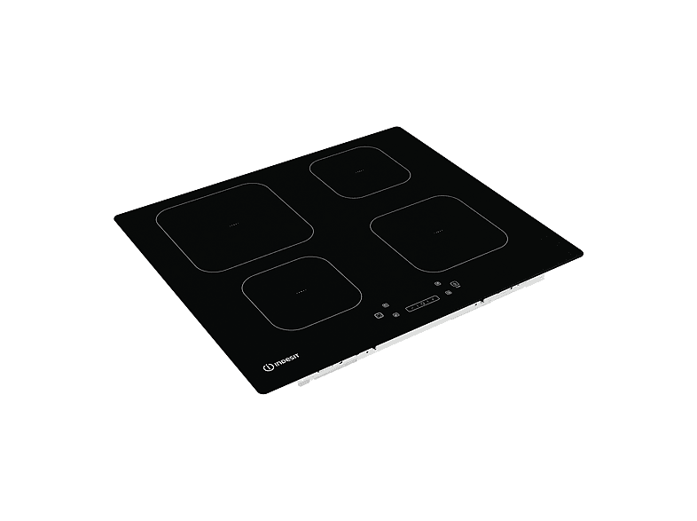 INDESIT 8050147589847 — Placa de inducción, 590 mm, Negro, 4 zonas, vista 3