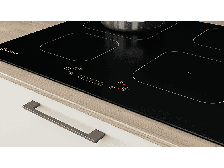 INDESIT 8050147589847 — Placa de inducción, 590 mm, Negro, 4 zonas, vista 6