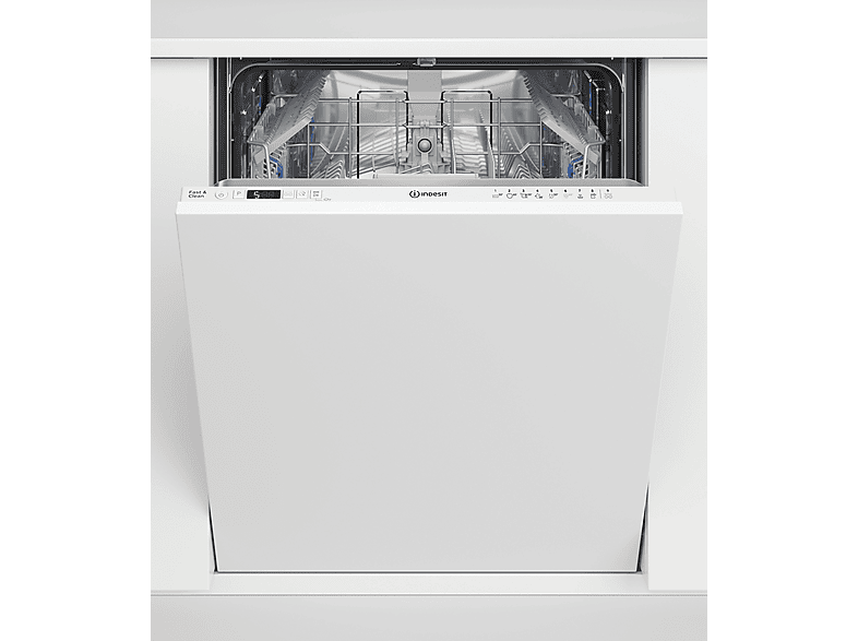 INDESIT D2I HD524 A — Lavavajillas integrable 60 cm, 14 servicios, 5 programas, 60,0 cm, White, vista 2