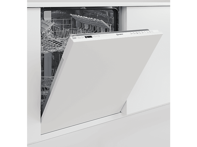 INDESIT D2I HD524 A — Lavavajillas integrable 60 cm, 14 servicios, 5 programas, 60,0 cm, White, vista 3