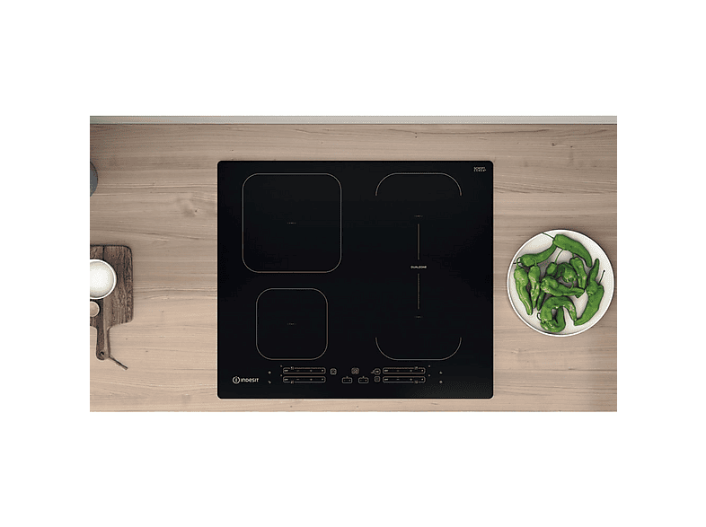 INDESIT 869991583110 — Placa de inducción, 59 cm, Negro, 4 zonas, vista 4