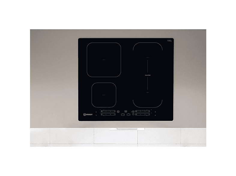 INDESIT 869991583110 — Placa de inducción, 59 cm, Negro, 4 zonas, vista 7