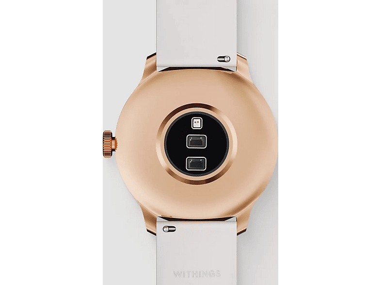 WITHINGS ScanWatch Light — Smartwatch, Oro, Acero inoxidable, vista 3