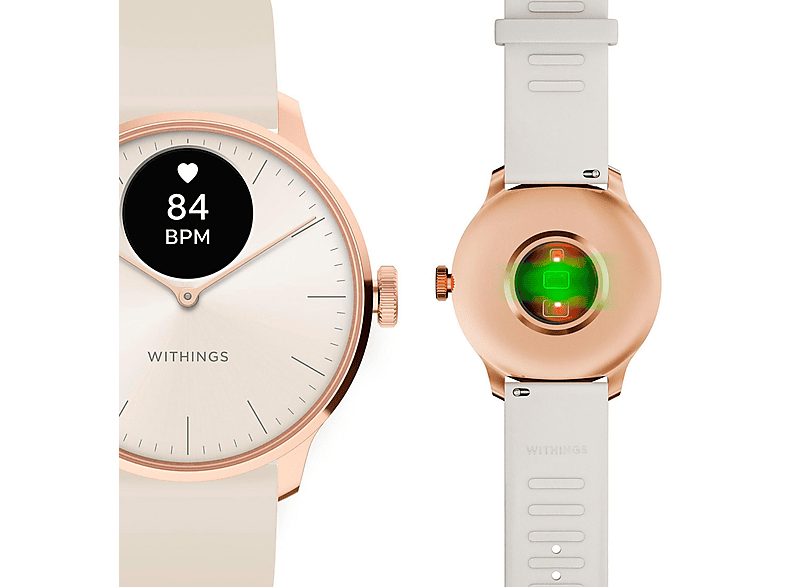 WITHINGS ScanWatch Light — Smartwatch, Oro, Acero inoxidable, vista 7