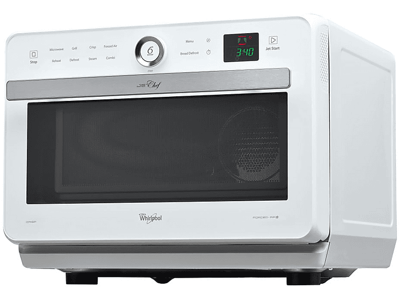 WHIRLPOOL WHI8003437859281 — Microondas libre instalación, 1000 W, Inox, 8 potencia, 33 l