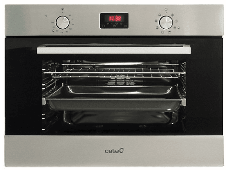 CATA CMD 5008 X — Horno compacto, Multifunción, 60 cm, 8 funciones, AquaSmart